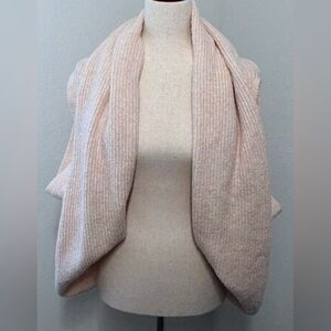 Chic Cream Knit Poncho